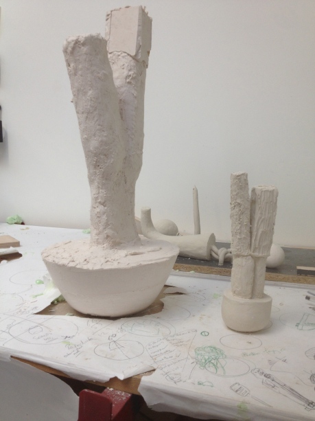 Tower of Thought ,sculpture,contemporary sculpture,anatomical sculpture,art,plaster sculpture,